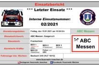 Einsatz Nr. 02/2021 „ABC Messen“